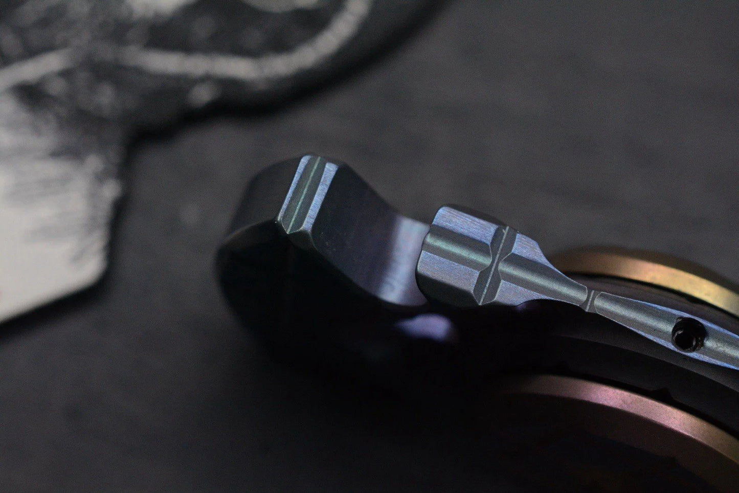 NEW Monkey Edge x Steve Ryan Orbital Frag Bottle Opener Oil Slick Ano w/ME Patch