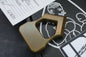 NEW JRW Stone Face Accomplice Antiqued Dark Brass w/ COA