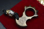 NEW GILLY Customs 5-Point Brass Paper Weight w/ Hannibal Lecter Bead Re JRW KOCH