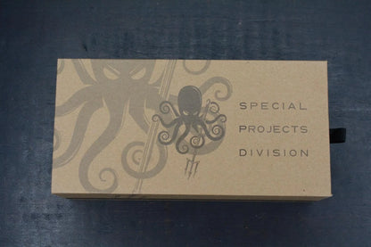 RARE NEW Prometheus x WOE Birdwatcher Topo Ti SPD ED - Black Micarta/ Magnacut