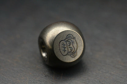 NEW Audacious Concepts “Three Wise Monkeys” Ti Stonewashed Bead