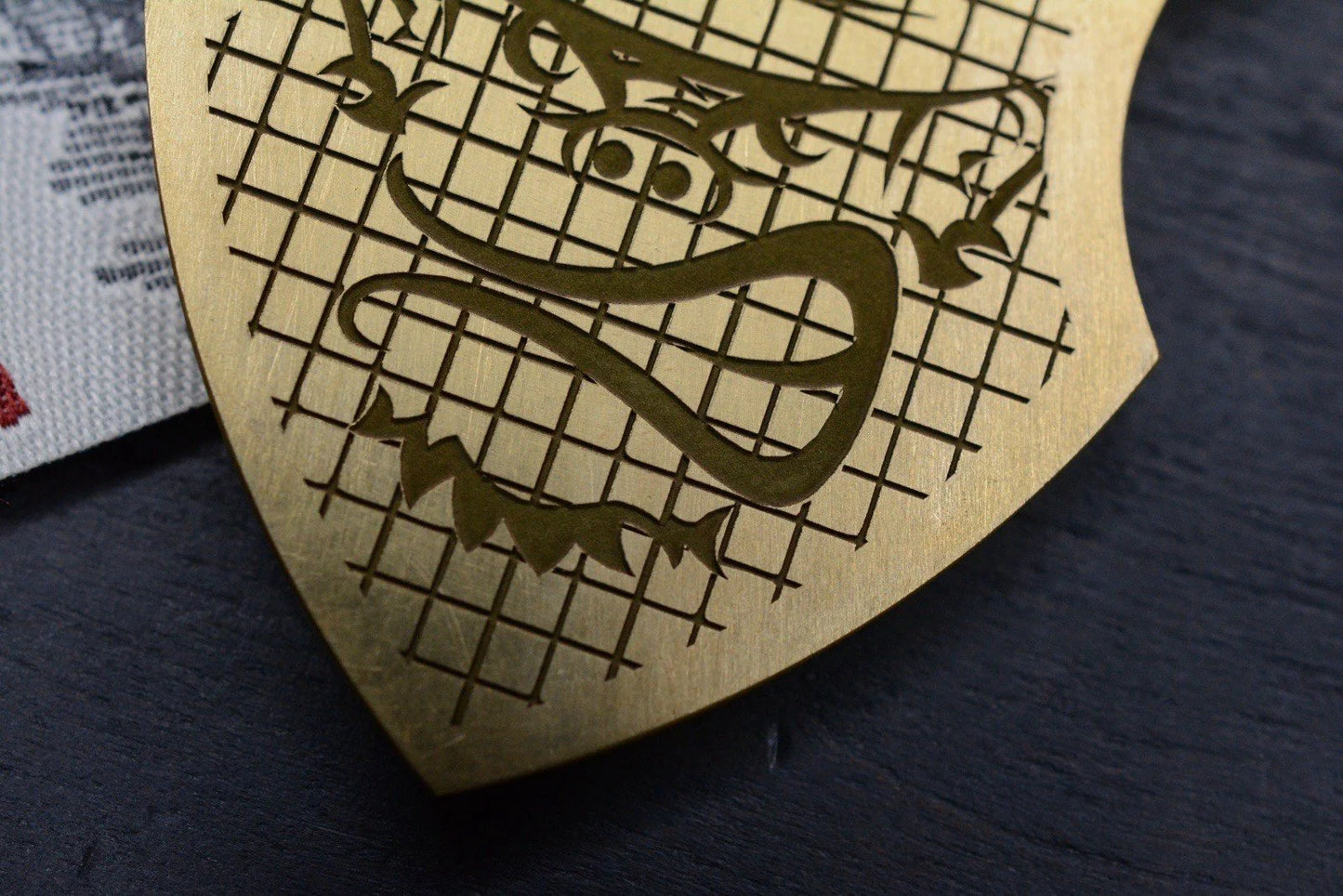 NEW Monkey Edge x Mick Strider Shield Medallion Brass Monkey Edge FRAG w/ Patch