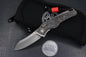 RARE G&G Hawk Talon M390 Ti Carbon Inlay Black Dunes w/ Playge Bead & Ozzy Coin
