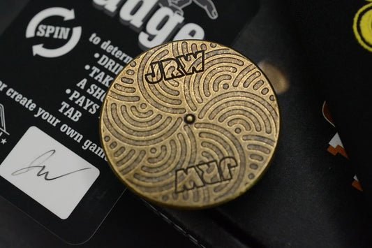 NEW JRW x Urban EDC Judge Aged Brass w/ Chaos Seigaiha Pattern Bottle Opener