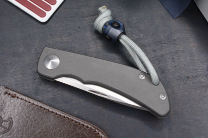 RARE++ Chris Reeve Impinda Slip Joint Ti S35VN w/ CRK Pouch, Patch & CKF Bead
