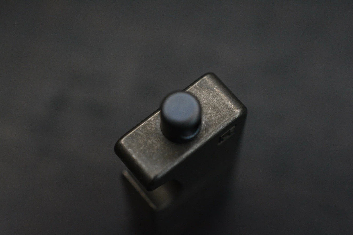 NEW Custom Knife Factory “Domino” Bottle Opener Keychain Black Stonewash Ti