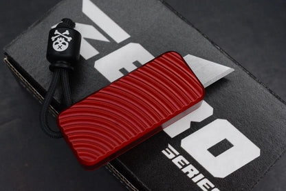 NEW RIVERY MFG x Cad Lab Zero Knife Red Finish OG w/ Rare Poison Bead