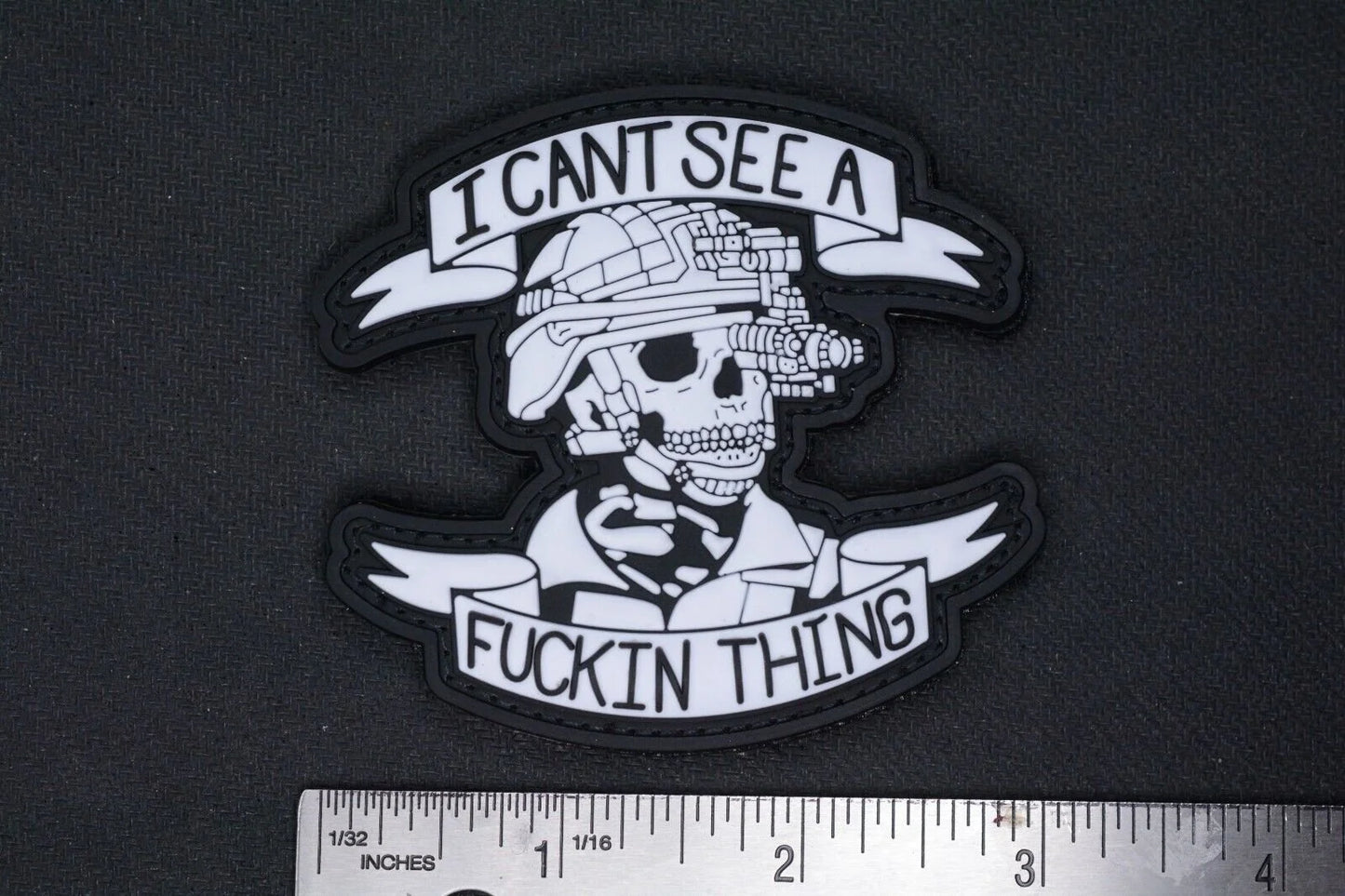 I Can't See a F—ing Thing RE Patch - High Quality Re: Playge /Notorious EDC