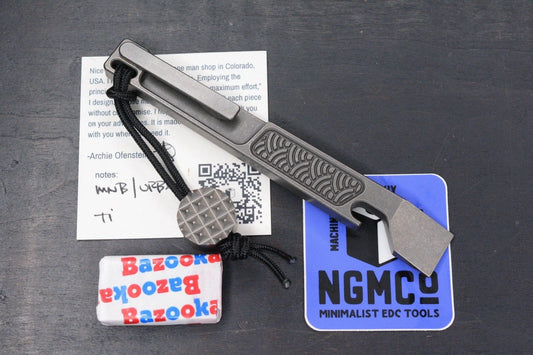 NEW Nice Guy Machine Co x Urban EDC Mr Nicebar V2 Seigahai w/ TKW Curator Bead