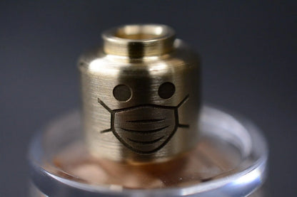 ZM Design BrickMan Beads Masked In Brushed Brass (Medium ) Compare Playge NGMCo