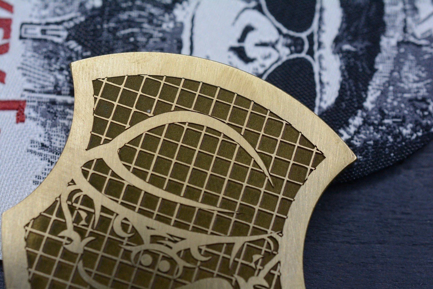 NEW Monkey Edge x Mick Strider Shield Medallion Brass Monkey Edge FRAG w/ Patch