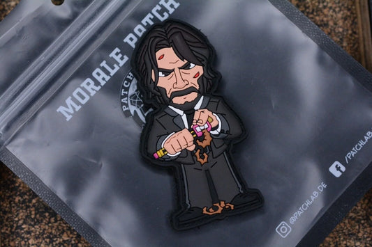 Rare John Wick “Pencil Sharpener“ EDC Patches Made in Germany Re: Data Crew