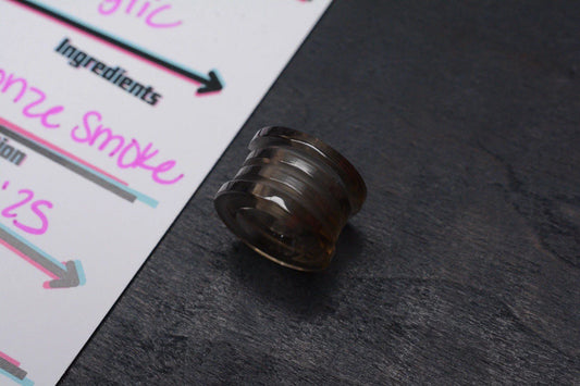 RARE Salt & Peppa EDC Shrime Bronze Smoke Acrylic Bead Re Scoopy Loops