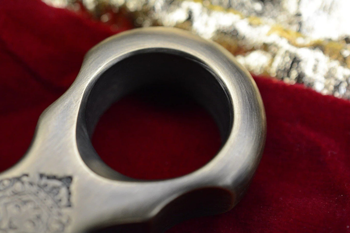 New GILLY Customs Chapo Medium 1/2” Darkened Brass B/O w/Gear Head Bead Re JRW