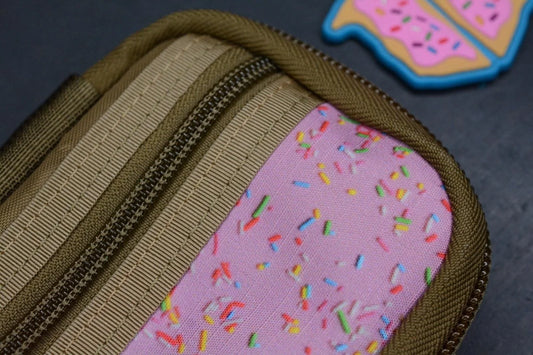 NEW Garage Built Mighty + Pouch Ltd Ed Dessert Warrior w/ Patch & Donut Beads