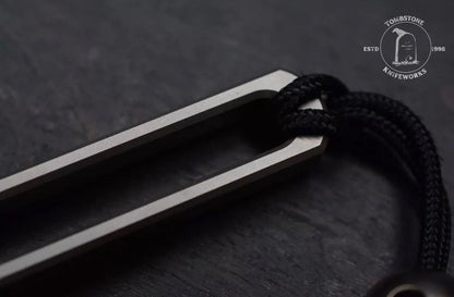 NEW Pharaoh Arrowhead Pry Bar Matte Ti V2 3.5” w/ COA & Skull Bead Re NGMCo
