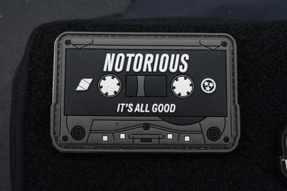 Notorious EDC “All Good” Pouch BLACKED OUT w/ EXC Mixtape & Cart Sniped Patches