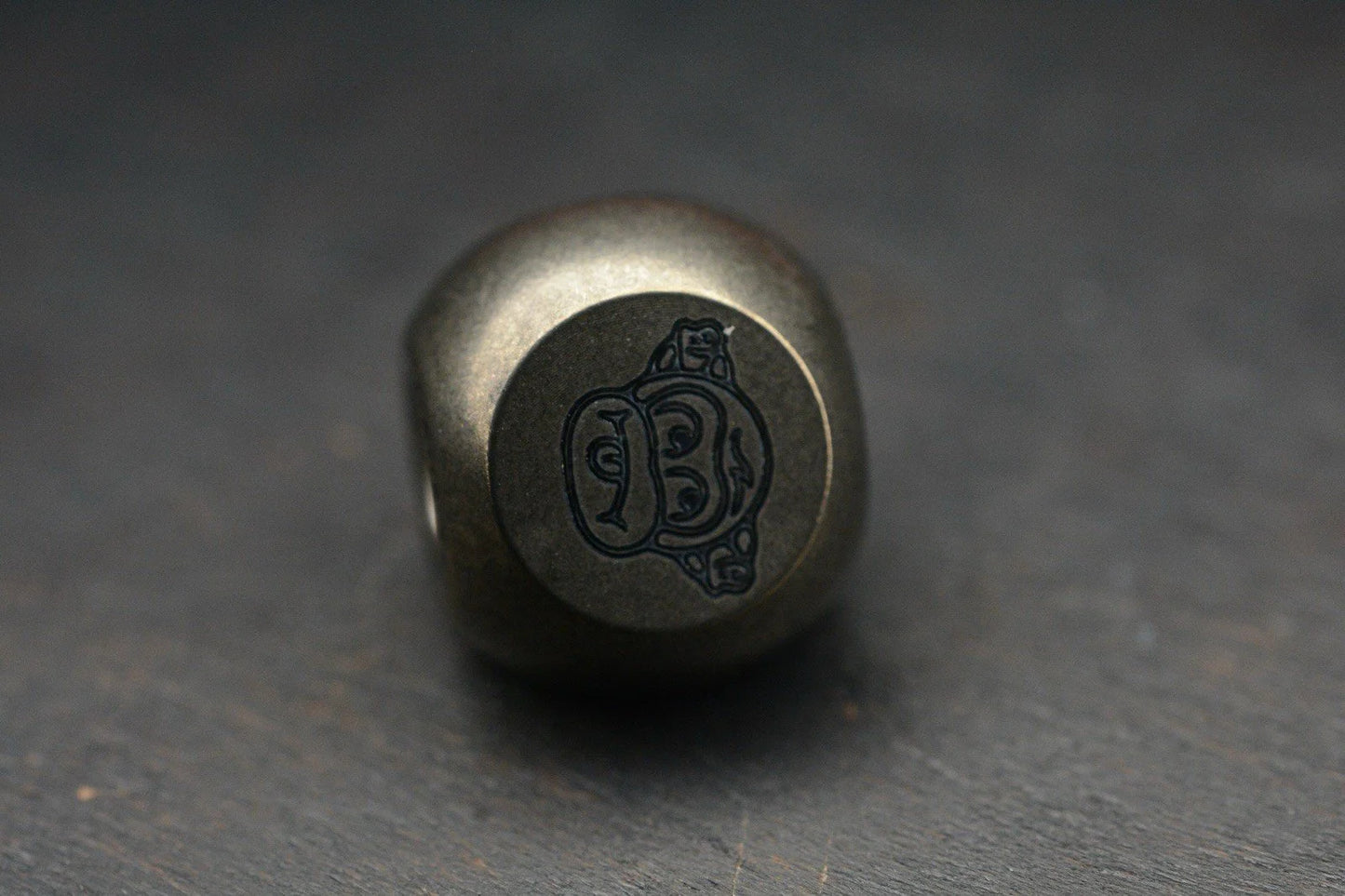 NEW Audacious Concepts “Three Wise Monkeys” Ti Stonewashed Bead