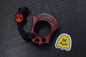 NEW Wkrmn Bonehead Resin Cast Red/ Black Bottle Opener w/ Wkrmn Skull Bead