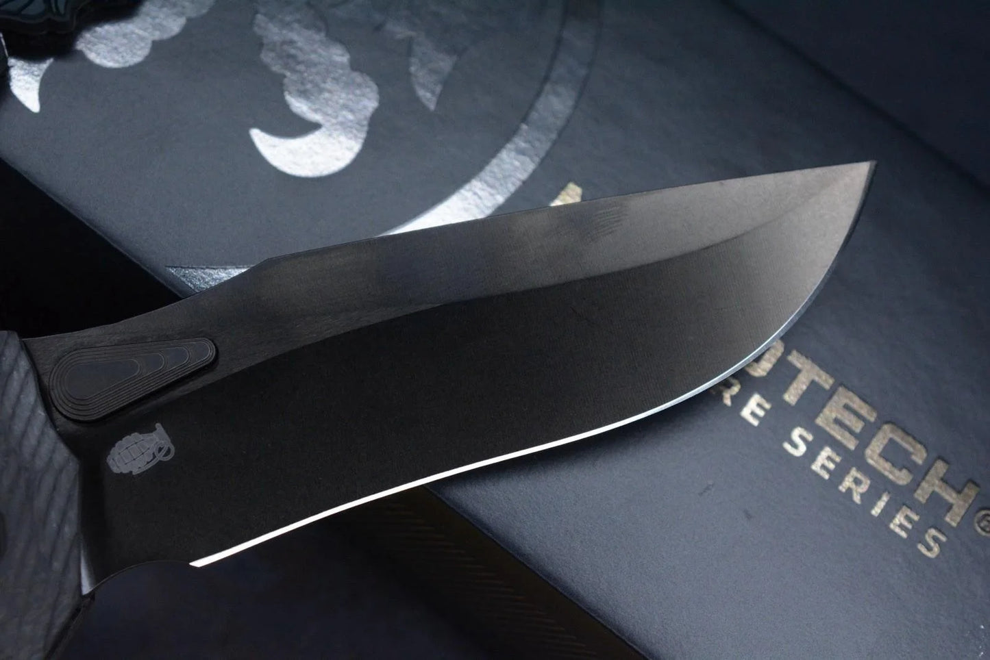 NEW Microtech Amphibian Ram Lok CF DLC Grenade w/ DF Molar Bead & Wick Pack
