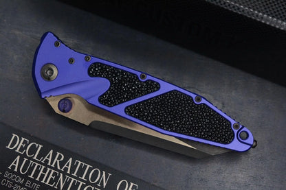 CUSTOM Marfione Socom Elite Warcom 204P Hand Ground Purple Ano / Stingray Inlay