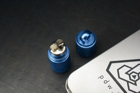 NEW Prometheus Design Werx AL-FS Blue Survival Lighter Aluminum