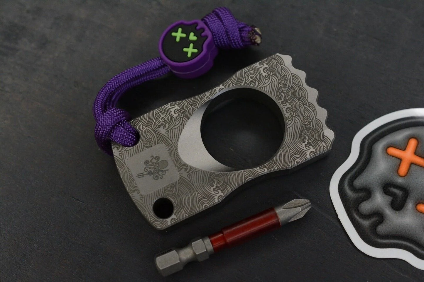 NEW PROMETHEUS DESIGN WERX SPD TI-DRIVER W/ WKRMN SKULL PURPLE