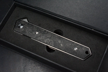 NEW Boker x Burnley Kwaiken Air Titan Hairline Finish Carbon Fiber Scale SN 252