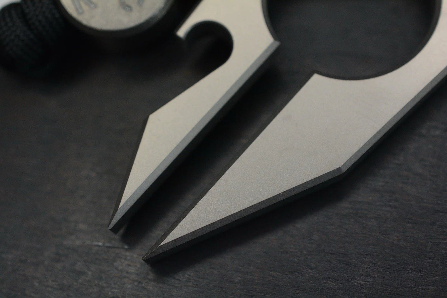 NEW Pharaoh EDC Spartan Arrowhead Ti Bottle Opener w/ TKW F**k Face Bead
