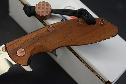 Rare/ New Hinderer Koa Wood Copper Hdwe Green / Gold Tow/ Copper JRW Curator