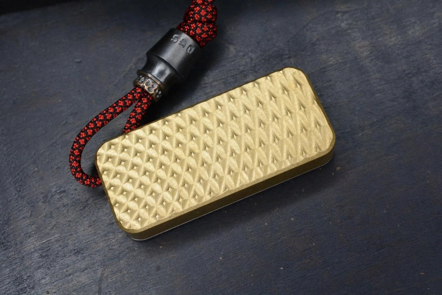 RARE Rivery MFG Zero Ti & Brass Diamond Scale w/ Custom Poison Bead