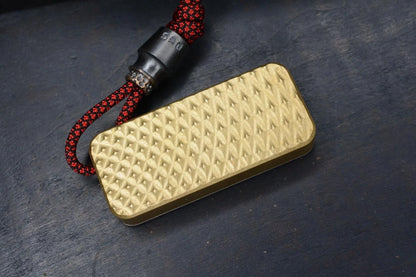 RARE Rivery MFG Zero Ti & Brass Diamond Scale w/ Custom Poison Bead