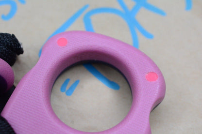 NEW PNW Toast Fresh & Fruity Pink/Purple/Black G-10 w/ Hyperglow Pins & Bead 2/9