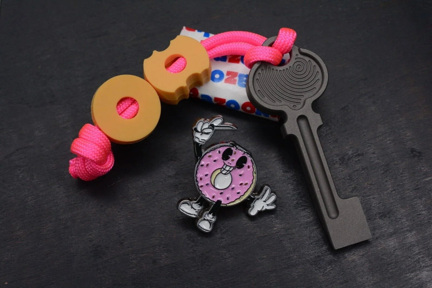 “Rare” Nice Guy Machine Company Fn+f Key Ti Pry Bar w/ Dessert Warrior Package