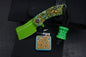 Koch x Kanscept Mini Korvid Undead G10 Green Blade w/ Koch Shamrock Bead & Patch