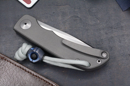 RARE++ Chris Reeve Impinda Slip Joint Ti S35VN w/ CRK Pouch, Patch & CKF Bead