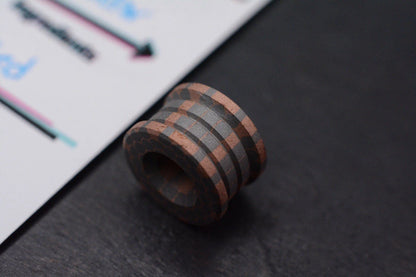 RARE Salt & Peppa EDC Shrime Blasted Super Conductor Bead Re Scoopy Loops