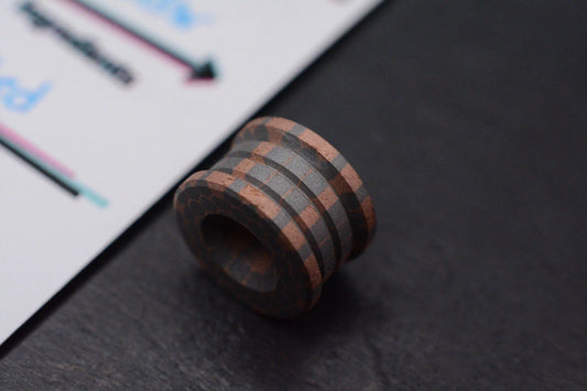 RARE Salt & Peppa EDC Shrime Blasted Super Conductor Bead Re Scoopy Loops