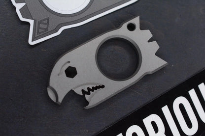 NEW Notorious EDC “Baby Bomb” Stonewashed Grade 5 Ti - 3/4 Scale Beer Bomb