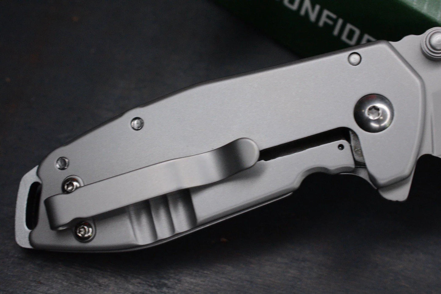 BRNLY "Beskar" Special Edition CRKT Squid Assist Deep Laser Engrave w/ PDW Patch