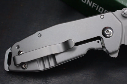 BRNLY "Beskar" Special Edition CRKT Squid Assist Deep Laser Engrave w/ PDW Patch