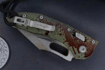 RARE Microtech Stitch-Ram-Lok Outbreak Sig Series w/ Fallout Poker Set & Bead
