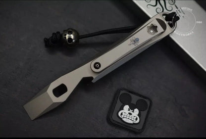 NEW Prometheus Design Werx SPD Kraken Ti Pry Bar w/ Homage Plague Skull