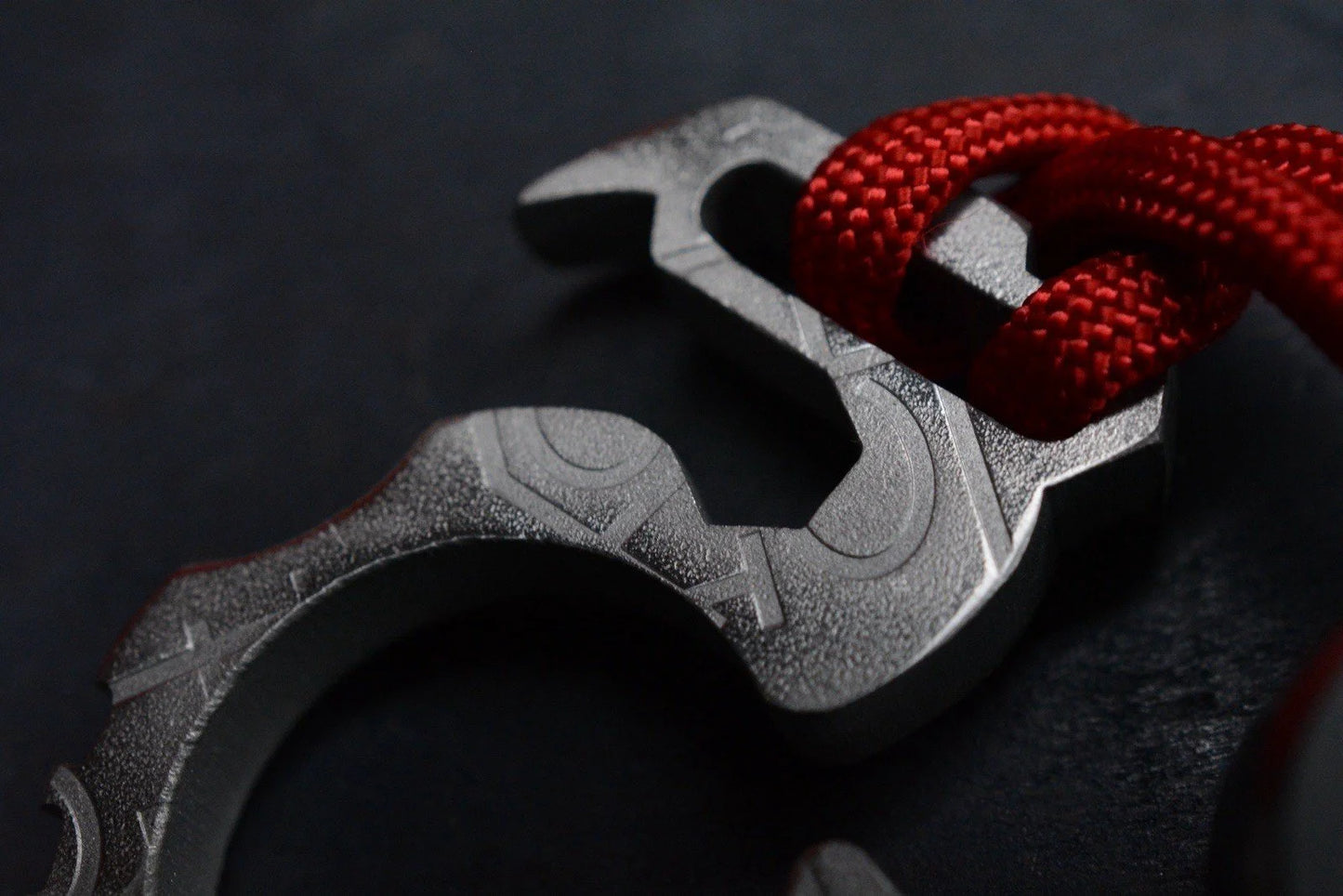 NEW Koch Culprit OG Bottle Opener 1/4” Titanium w/ Ti F**k Face Bead