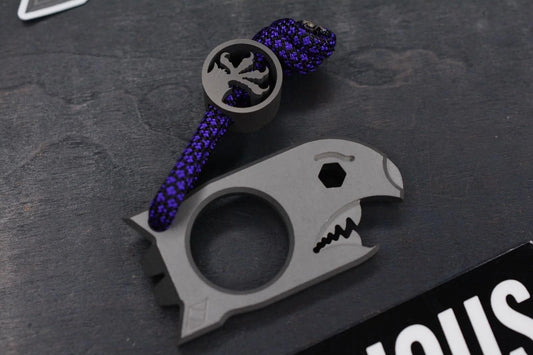 NEW Notorious EDC “Baby Bomb” SW GD5 Ti w/ TKW Claw Bead Re Microtech