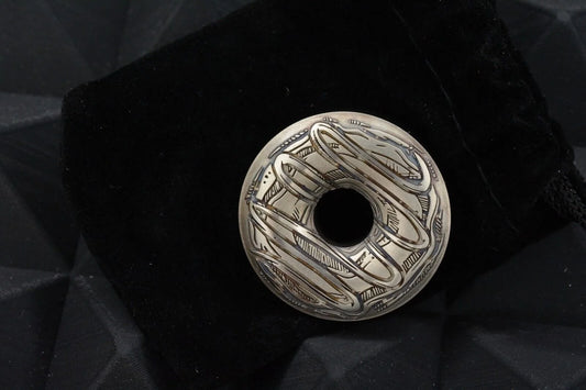 New GrimNutz “Lifesaver” Drizzle Engraved Brass Pocket Art