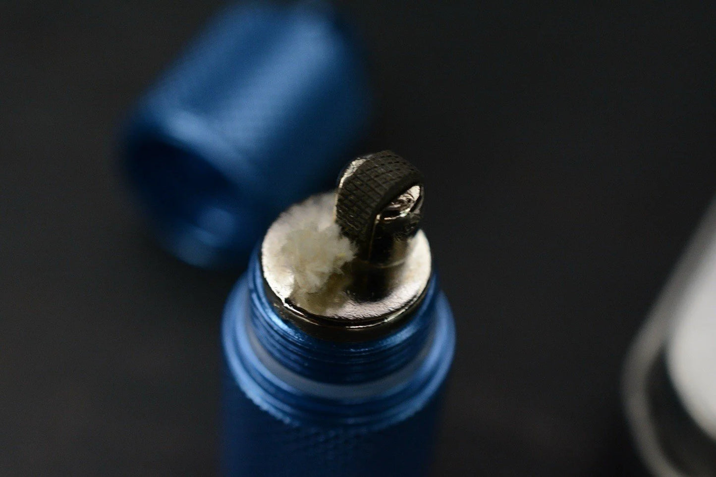 NEW Prometheus Design Werx AL-FS Blue Survival Lighter Aluminum