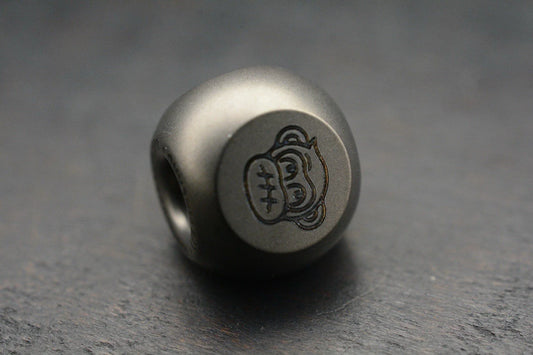 NEW Audacious Concepts “Three Wise Monkeys” Ti Bead Blast Bead