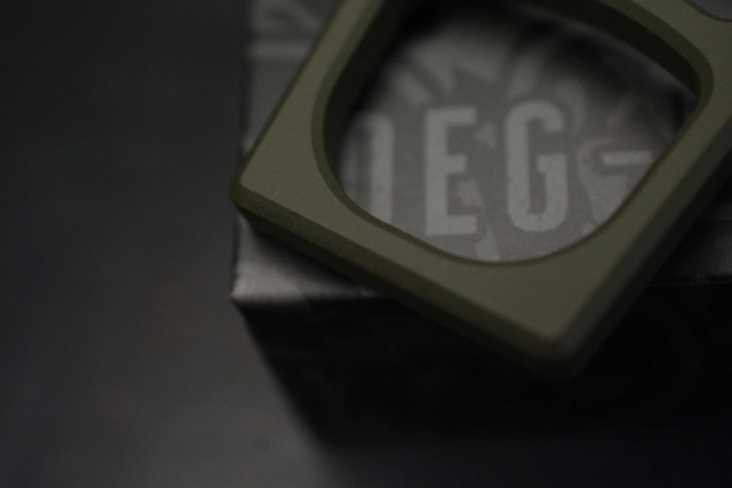 NEW OEGEDC Keystone Lite Bottle Opener OD GREEN w/ Wkrmn Ghost
