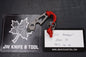 RARE JW Knife & Tool G12 Bandicoot Ti Pry w/ Flamed Ti Microtech Bead